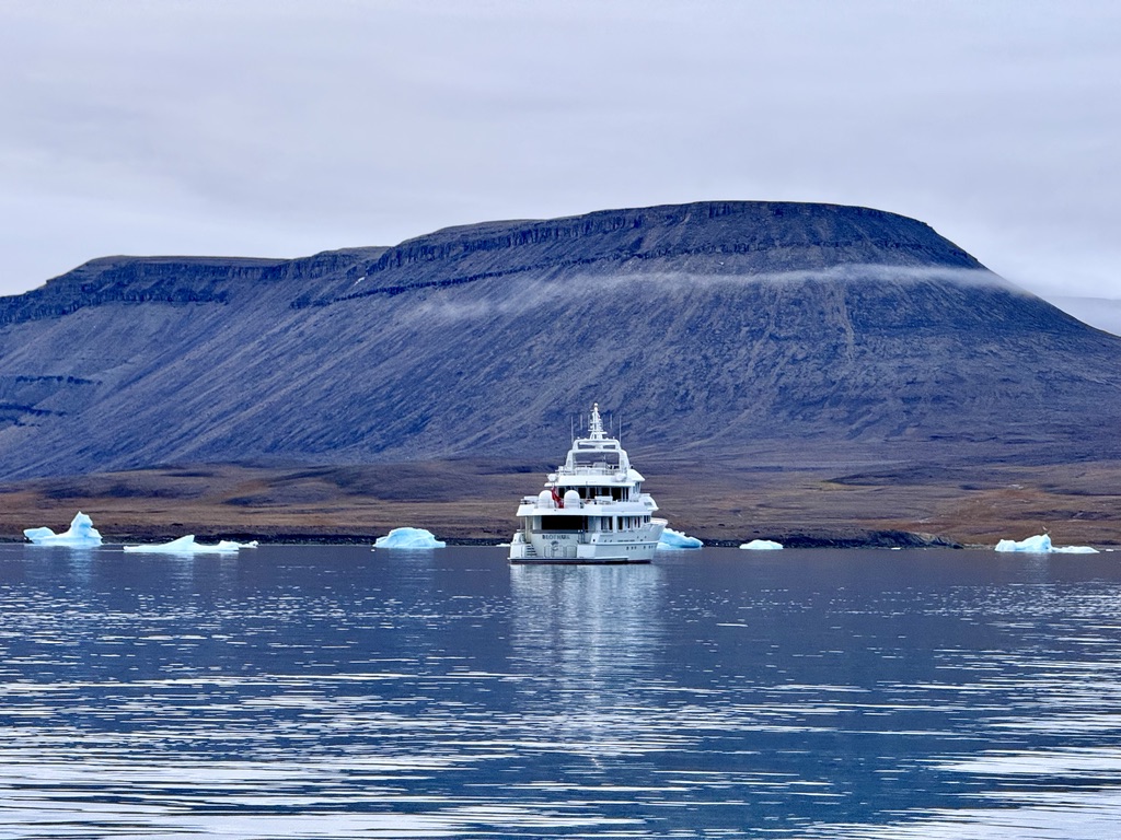 Beothuk in Arctic waters among ice